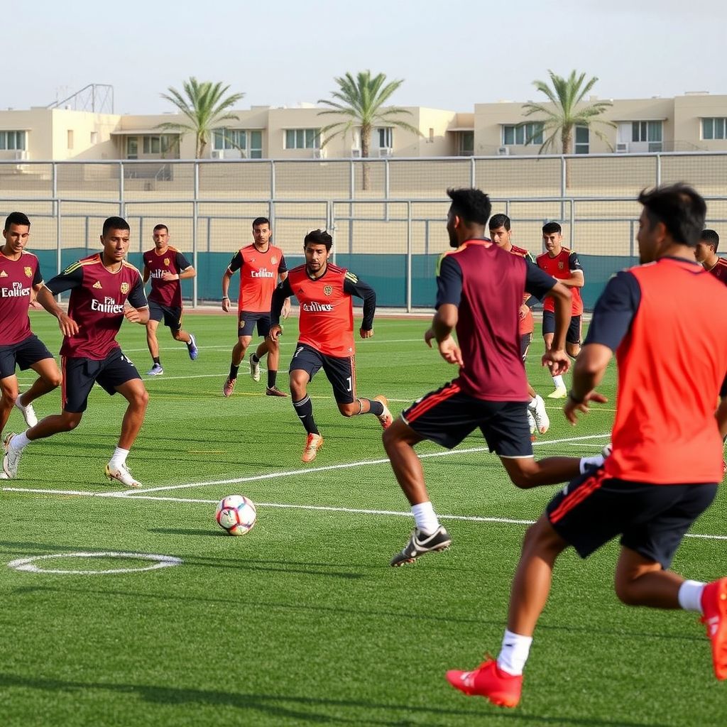 开云体育入口-阿尔艾因技战术演练密集，冲刺冠军全力以赴